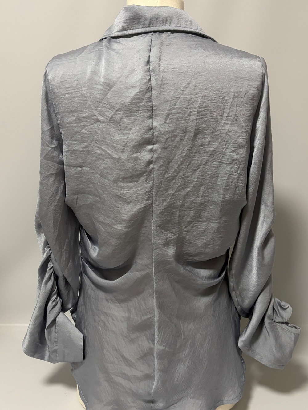 Forever 21 Satin Dress Shirt - Picture 3 of 4